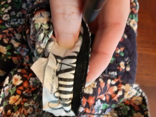 Vintage 1960s Floral Tattoo Of California Cotton Skirt See Measurements - Fresh Stock Dated December 2025