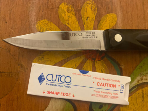 USA CUTCO 1720 Paring Knife Classic Brown Handle Factory Sharpened - Fresh Stock Dated December 2025