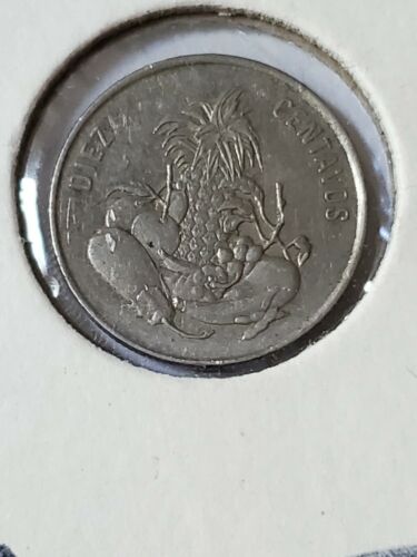 1989 Dominican 10 cents coin - Fresh Stock Dated December 2025
