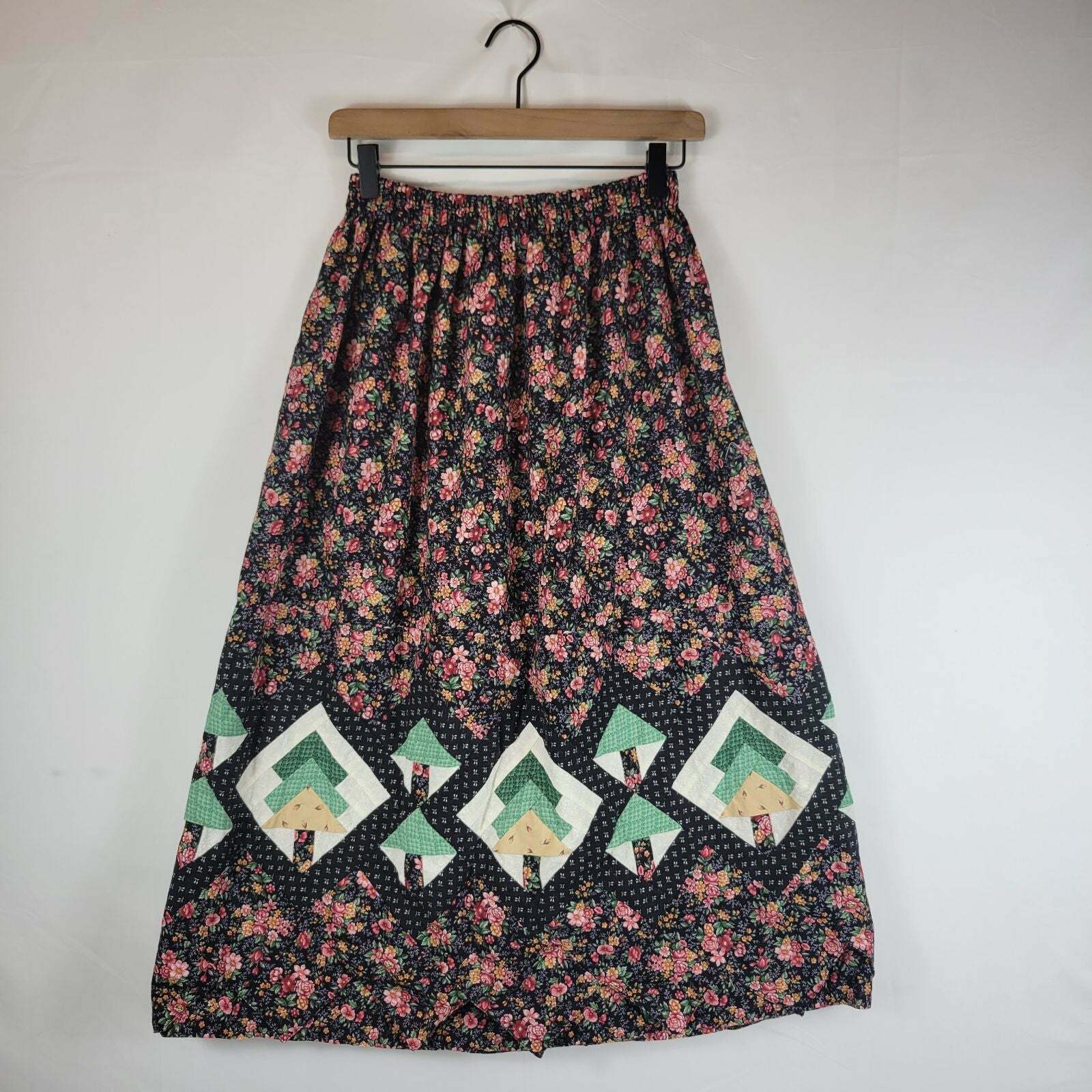 Vintage handmade quilted patchwork Maxi Skirt - Fresh Stock Dated February 2026