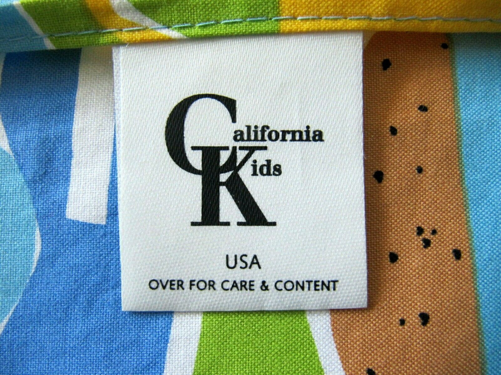 Cars Trucks Roads Standard Pillow Sham Red Yellow Blue Green California Kids - Fresh Stock Dated December 2025