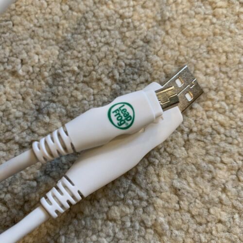 Genuine OEM Original Leapfrog White Sync Connect Cable for LeapPad USB Data Cord - Fresh Stock Dated December 2025