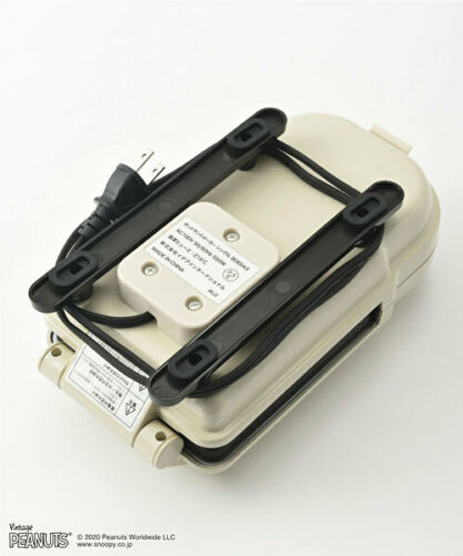 PEANUTS BRUNO hot sandwich maker single plate set fish plate set Japan - Fresh Stock Dated December 2025