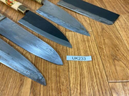 Japanese Chef's Kitchen Knife Set 5 Piece DEBA NAKIRI SANTOKU from Japan UK233 - Fresh Stock Dated December 2025