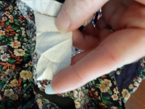 Vintage 1960s Floral Tattoo Of California Cotton Skirt See Measurements - Fresh Stock Dated December 2025