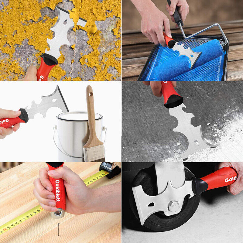 Goldblatt Drywall Hand Tool Kit Joint Knife Taping Knife Paniter Scraper Mud Pan - Fresh Stock Dated February 2026