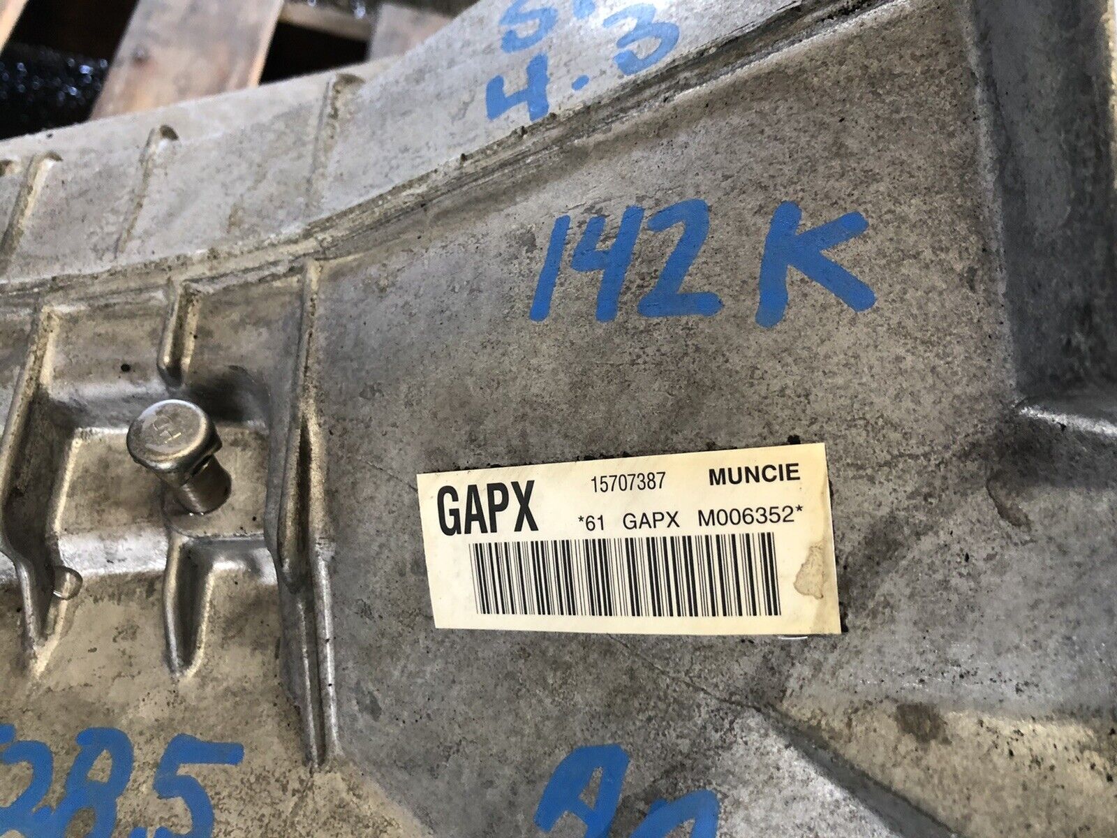 1998-2003 Chevrolet S10 Sonoma Blazer Jimmy 2wd 4.3 5 Speed Manual Transmission - Fresh Stock Dated February 2026