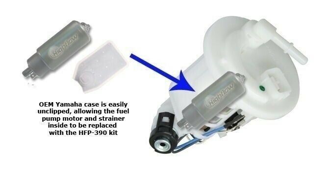 Quantum 30mm EFI Fuel Pump +Regulator YZ450F WR450 10-19 #33D-13907-00-00 - Fresh Stock Dated February 2026