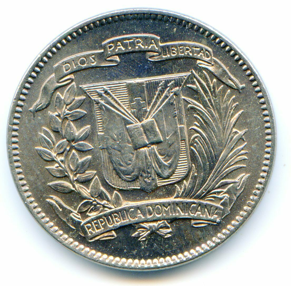 Dominican Republic 5 Centavos 1959 Super HG coin   lotjun6119 - Fresh Stock Dated December 2025