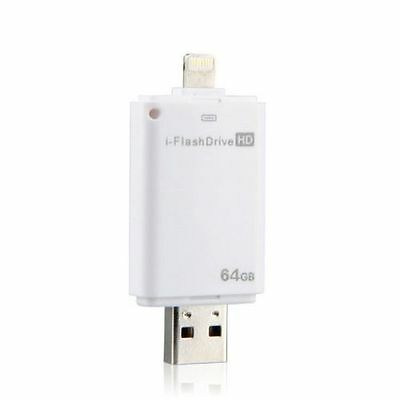 i-Flash 64GB OTG for APPLE iPhone iPad USB Pen Drive Memory Stick Key - Fresh Stock Dated February 2026