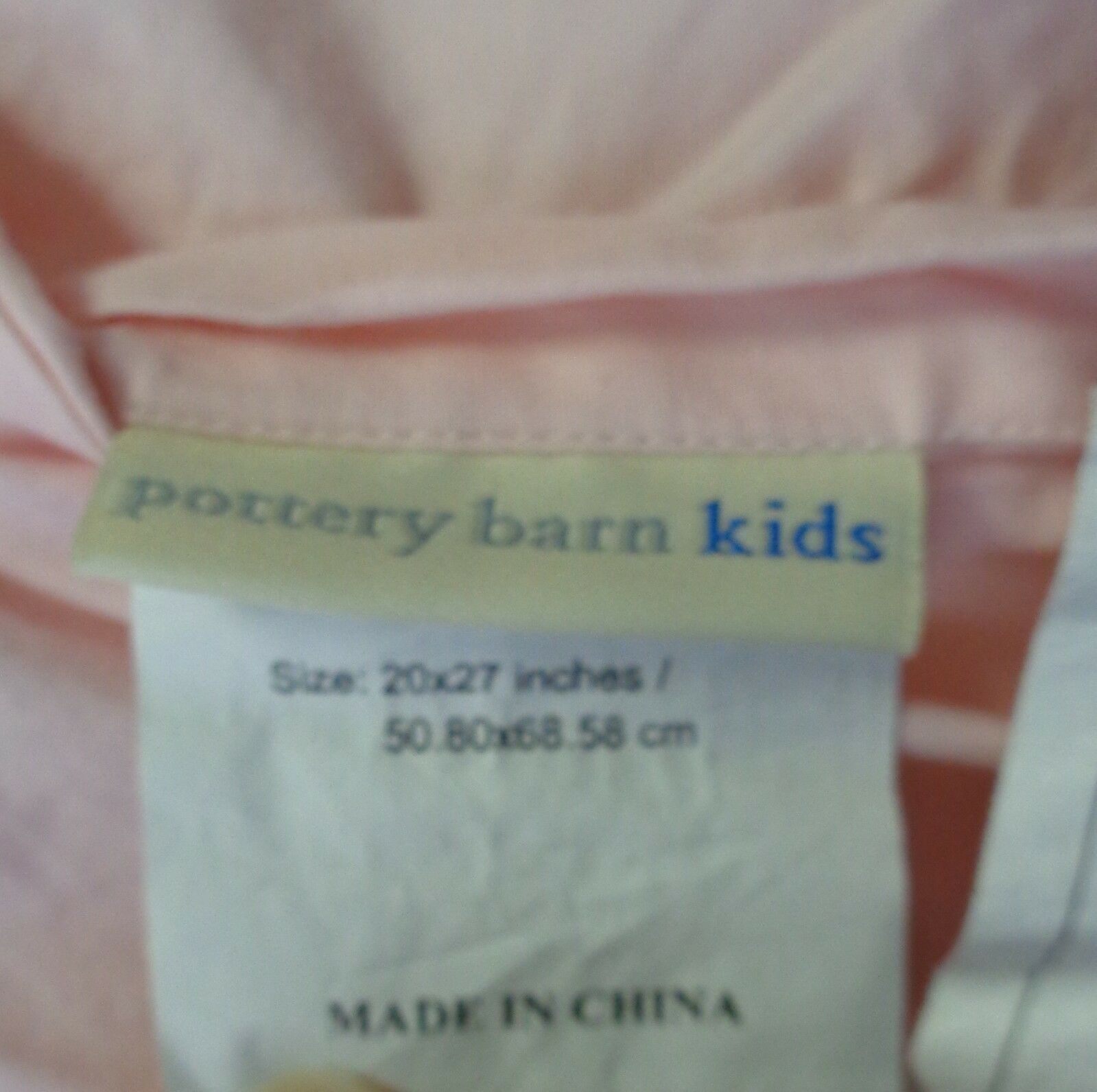 Pottery Barn Kids Sophie Pillow Sham Butterfly Blue Pink Girls 20 X 27 - Fresh Stock Dated December 2025