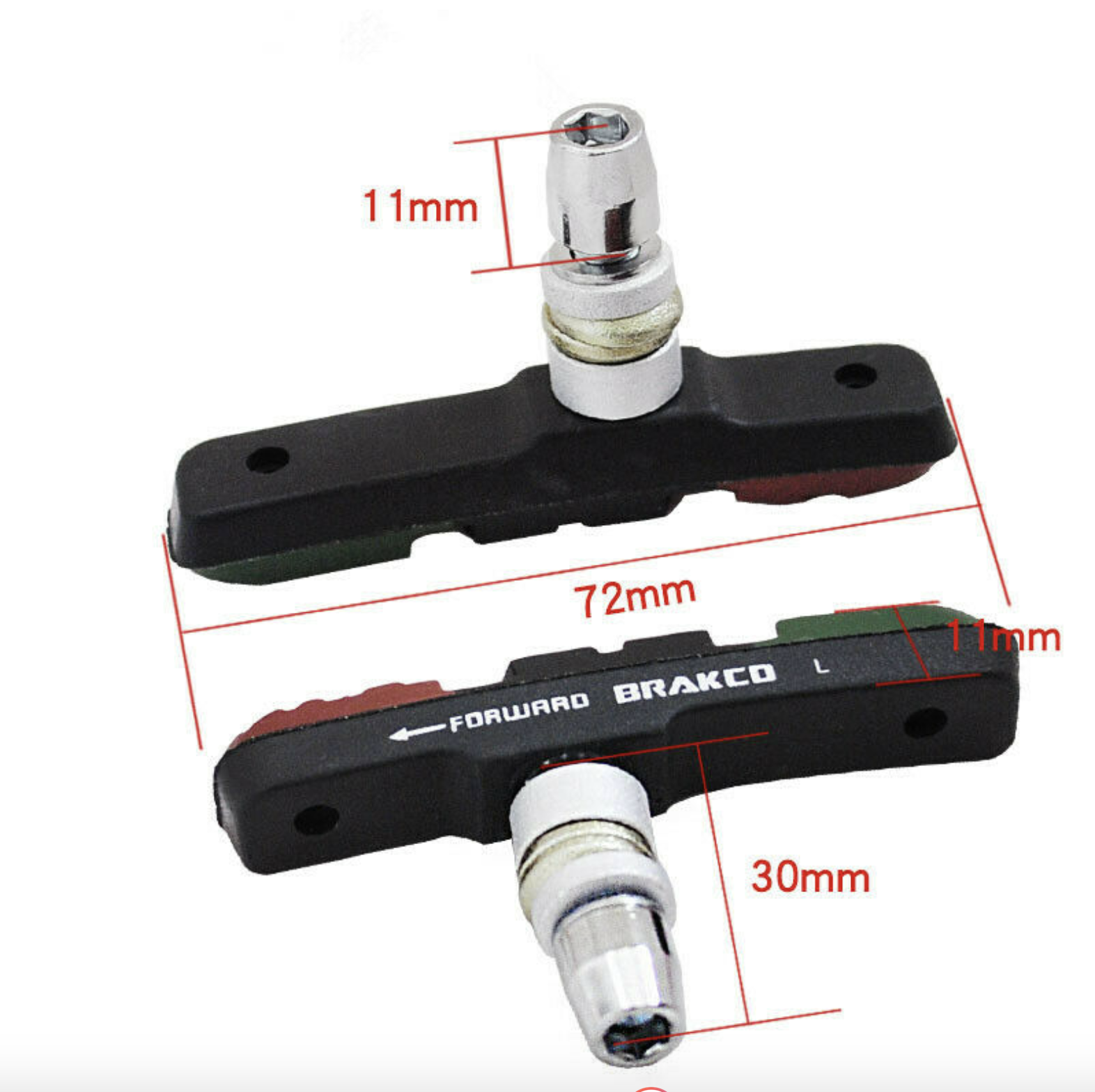 3 in 1 Professional High-Quality Mountain Bicycle Brake Pads Block Bike 2/4PCS - Fresh Stock Dated February 2026