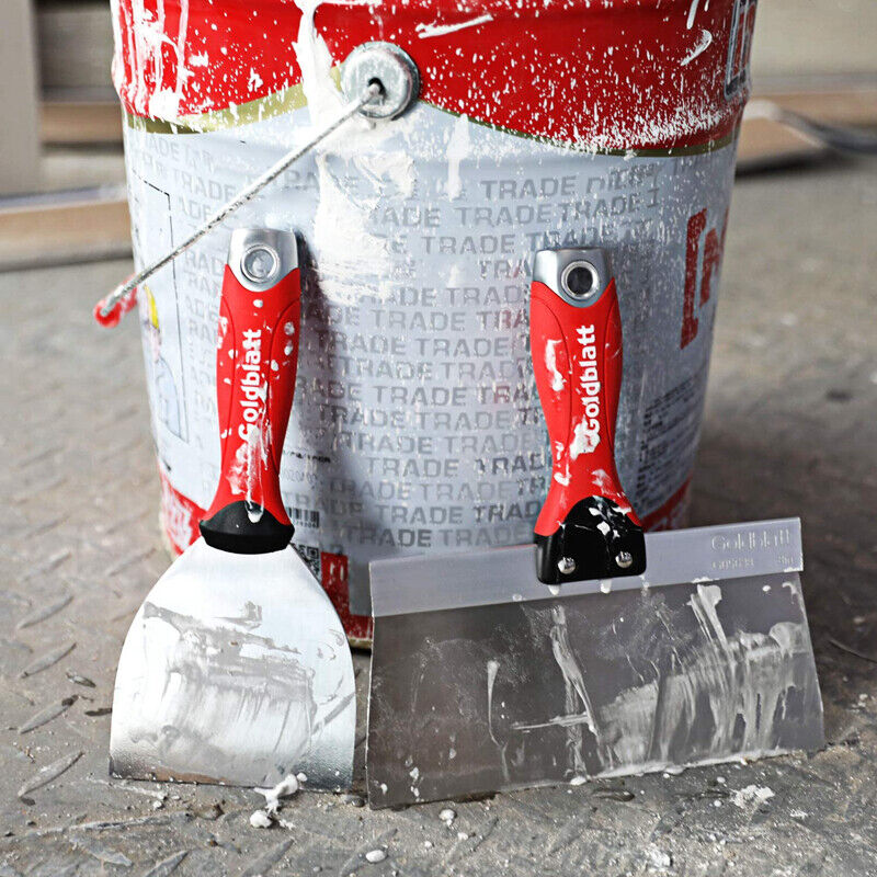 Goldblatt Drywall Hand Tool Kit Joint Knife Taping Knife Paniter Scraper Mud Pan - Fresh Stock Dated February 2026