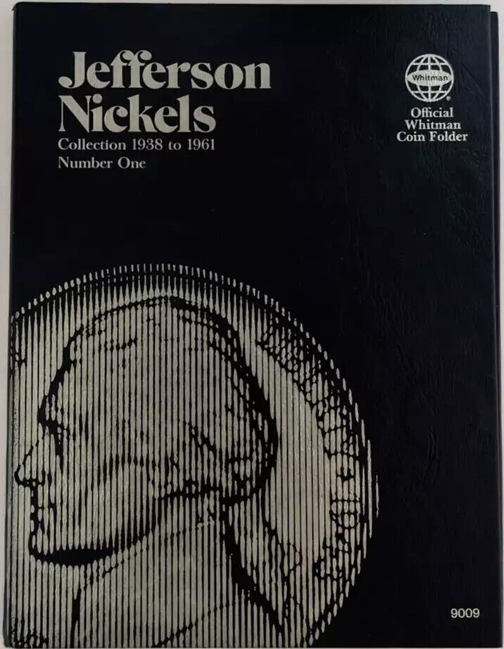 1938-1961, 1962- USED BASIC WHITMAN JEFFERSON NICKEL FOLDERS - LOTS OF 4 & 6 - Fresh Stock Dated February 2026