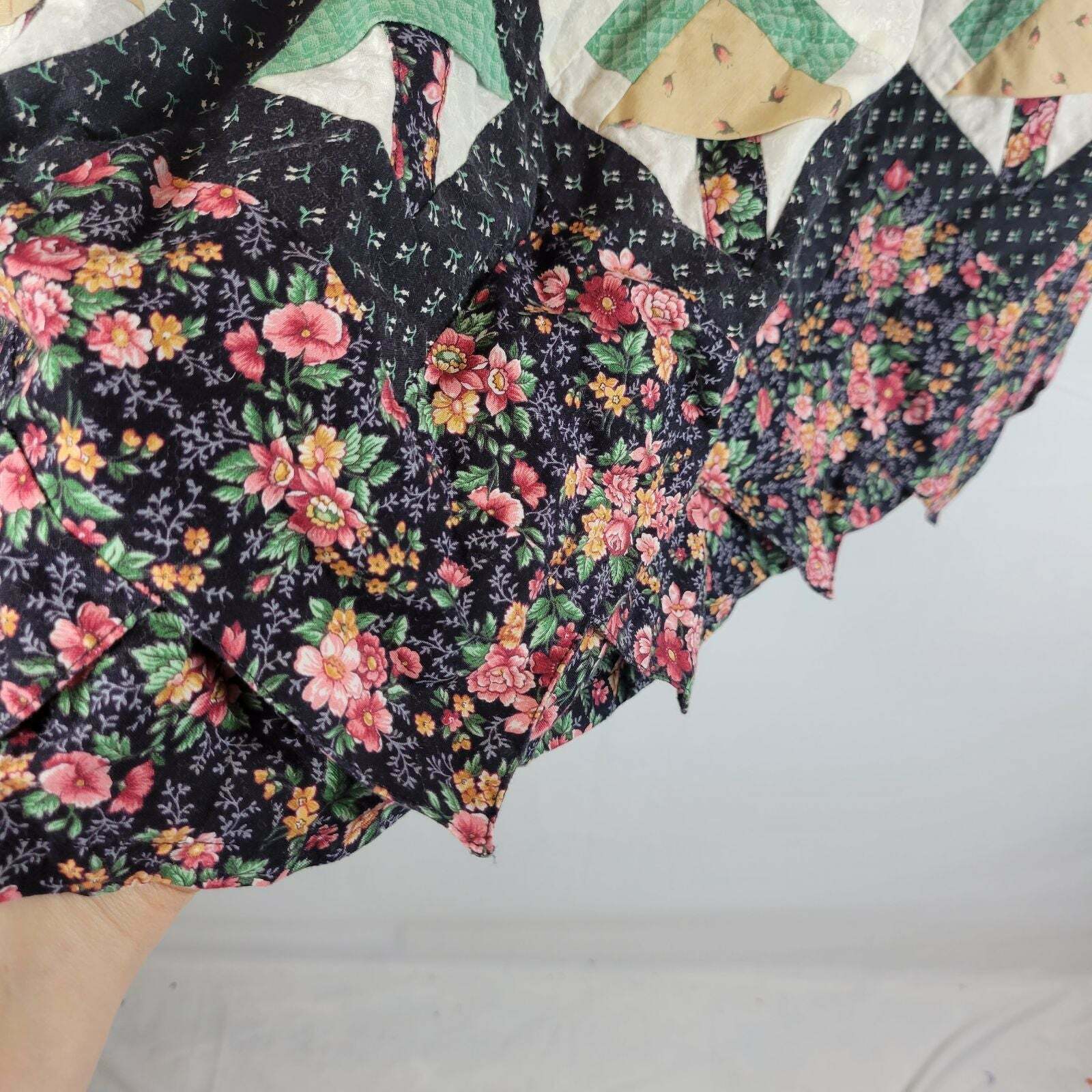 Vintage handmade quilted patchwork Maxi Skirt - Fresh Stock Dated February 2026