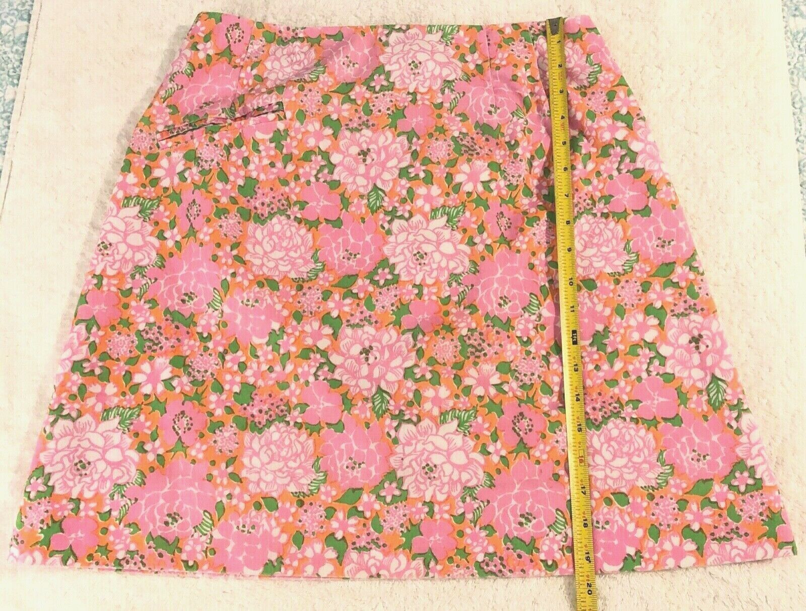 Vintage The Lilly Sportswear Division LILLY PULITZER INC Pink Floral Golf Skirt - Fresh Stock Dated December 2025