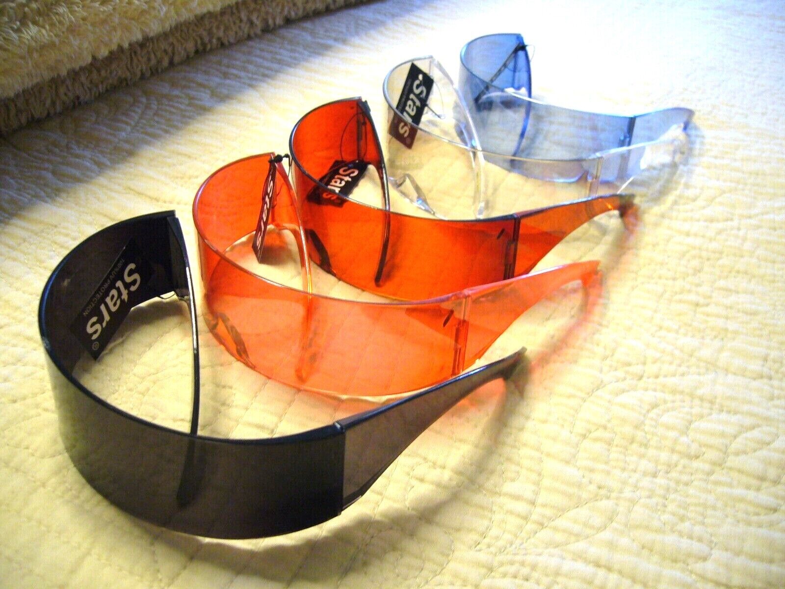 Futuristic Sunglasses Back To The Future Mono-lens Colors Cyclops -TALEB-CO - Fresh Stock Dated February 2026