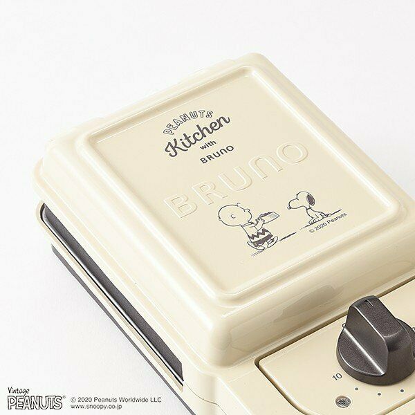 BRUNO Snoopy Peanut, Hot Sand Maker Single Press Sand BOE068-ECRU Charlie Brown - Fresh Stock Dated December 2025