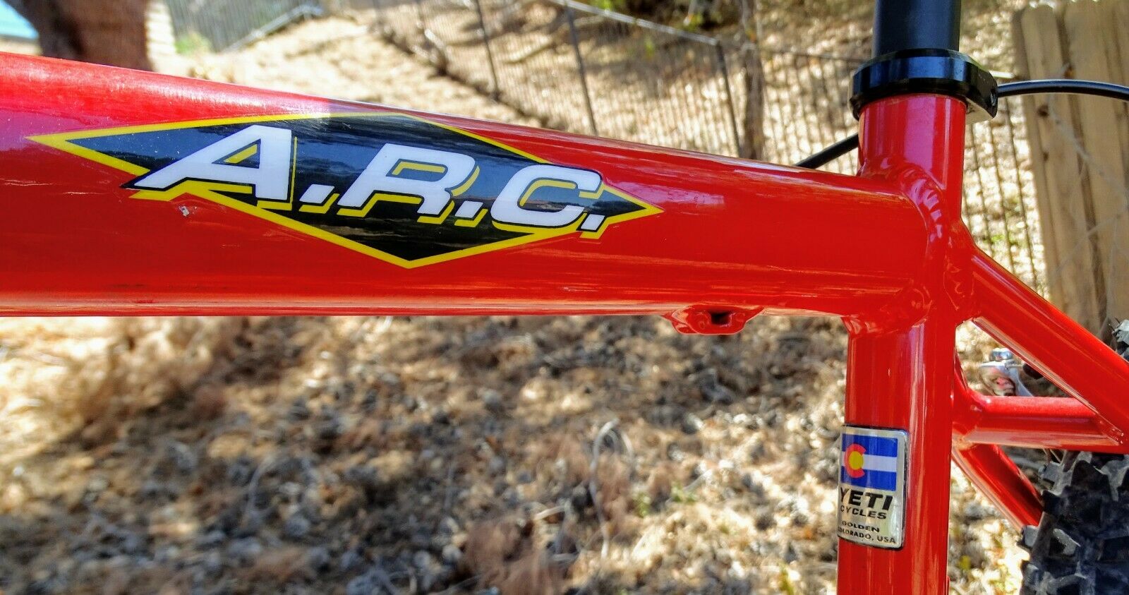 Vintage Yeti A.R.C.  Alloy Racing Composites ARC Super clean Golden Colorado USA - Fresh Stock Dated February 2026