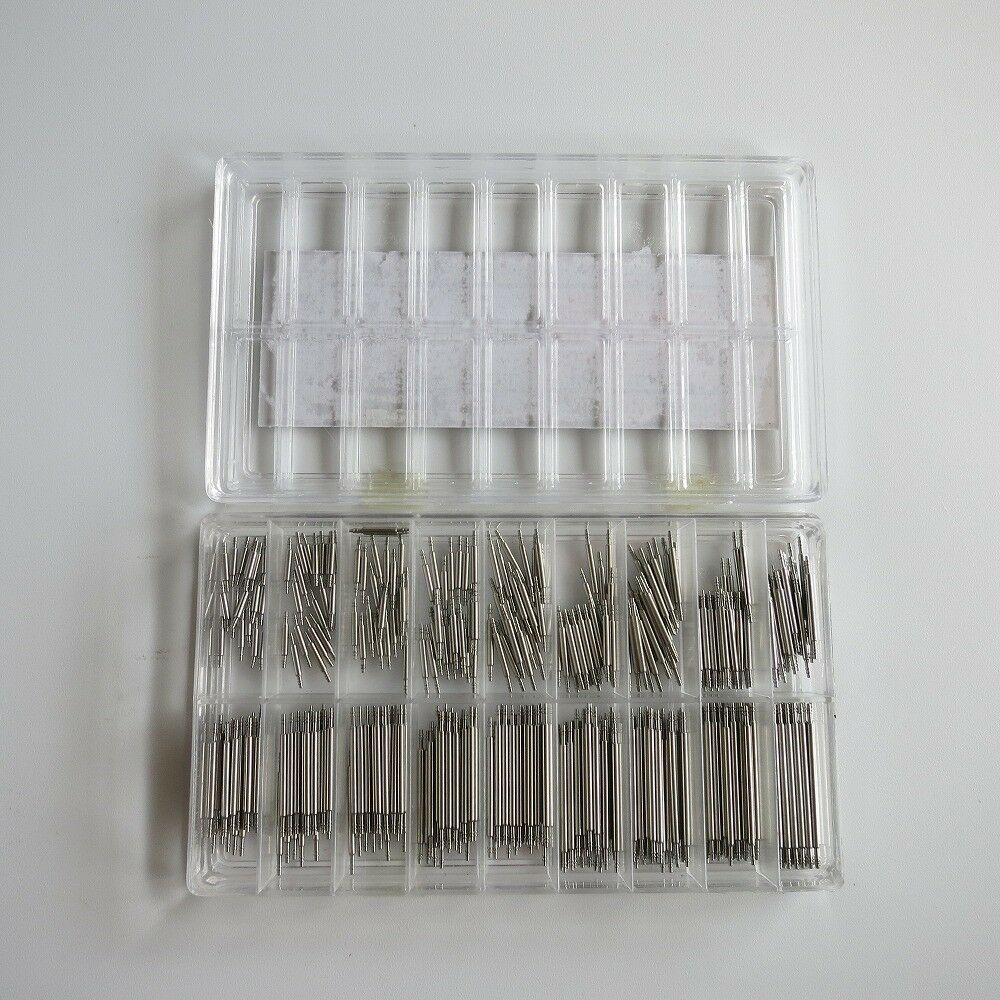 G8124D 1.2mm Thick Double Flange Steel Spring Bars Assortment 7mm-24mm 360PCS - Fresh Stock Dated February 2026