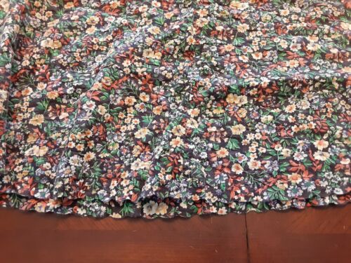 Vintage 1960s Floral Tattoo Of California Cotton Skirt See Measurements - Fresh Stock Dated December 2025