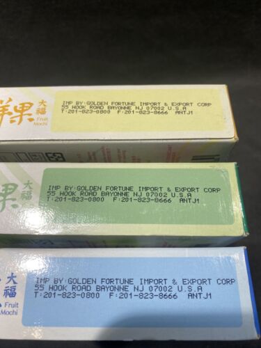 3 Flavor Variety Pack Mochi Royal Family Daifuk Japanese Dessert Fruit Mochi - Fresh Stock Dated December 2025