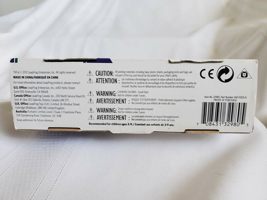 LEAP FROG ‘EXPLORER’ VIDEO DISPLAY CASE- Works w/ Leap Pad & Leap Pad2- 3-9 year - Fresh Stock Dated December 2025