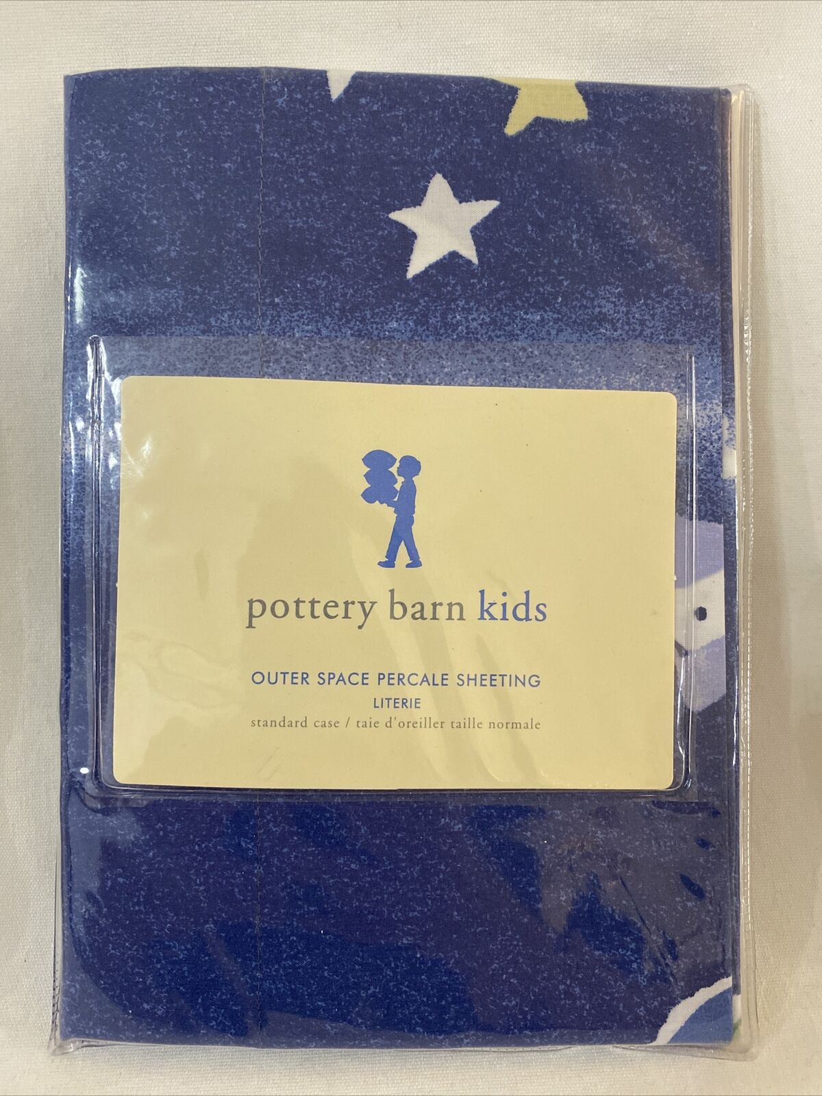 Pottery Barn OUTER SPACE 2 STANDARD CASES & 1 SMALL CASE NEW NOS SEALED - Fresh Stock Dated December 2025