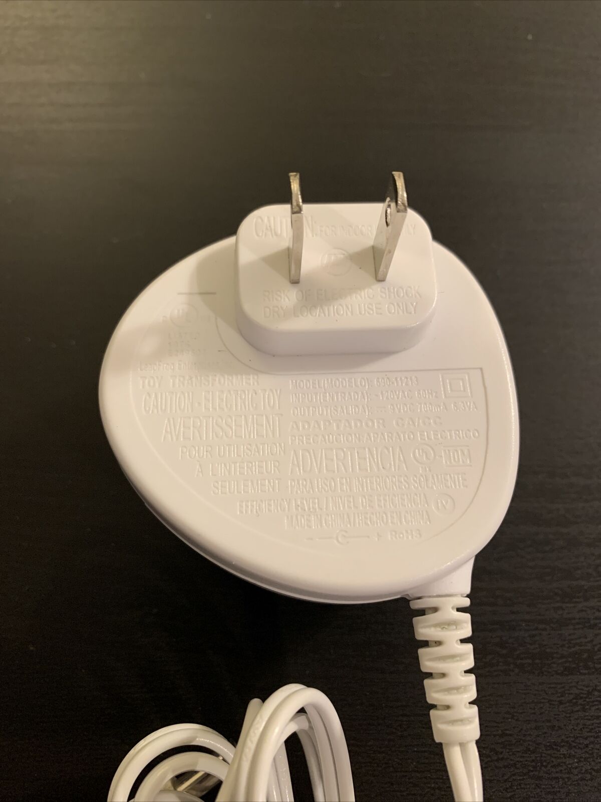 LeapFrog Leap Frog AC Adapter 9V Power Supply Model 690-11213 LeapPad Leapster - Fresh Stock Dated February 2026