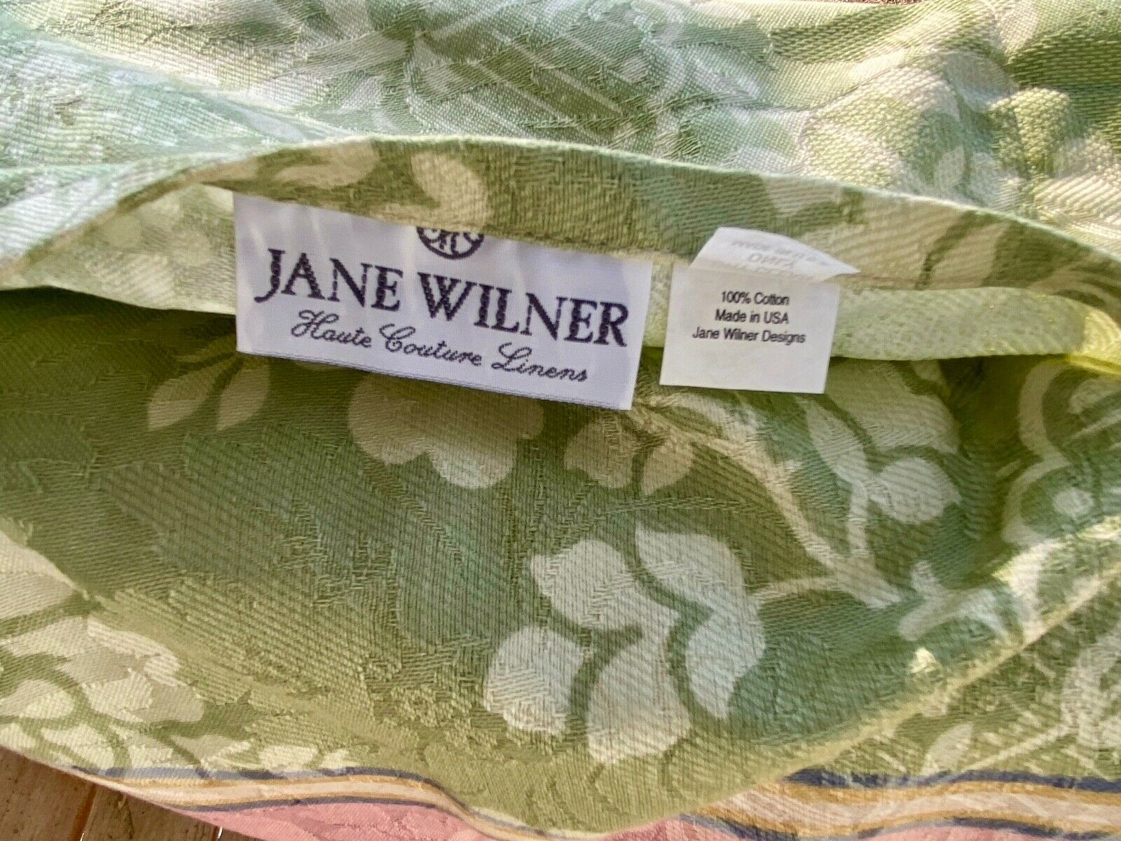 Jane Wilner Bedding (2) Scalloped Breakfast Shams - Fresh Stock Dated December 2025