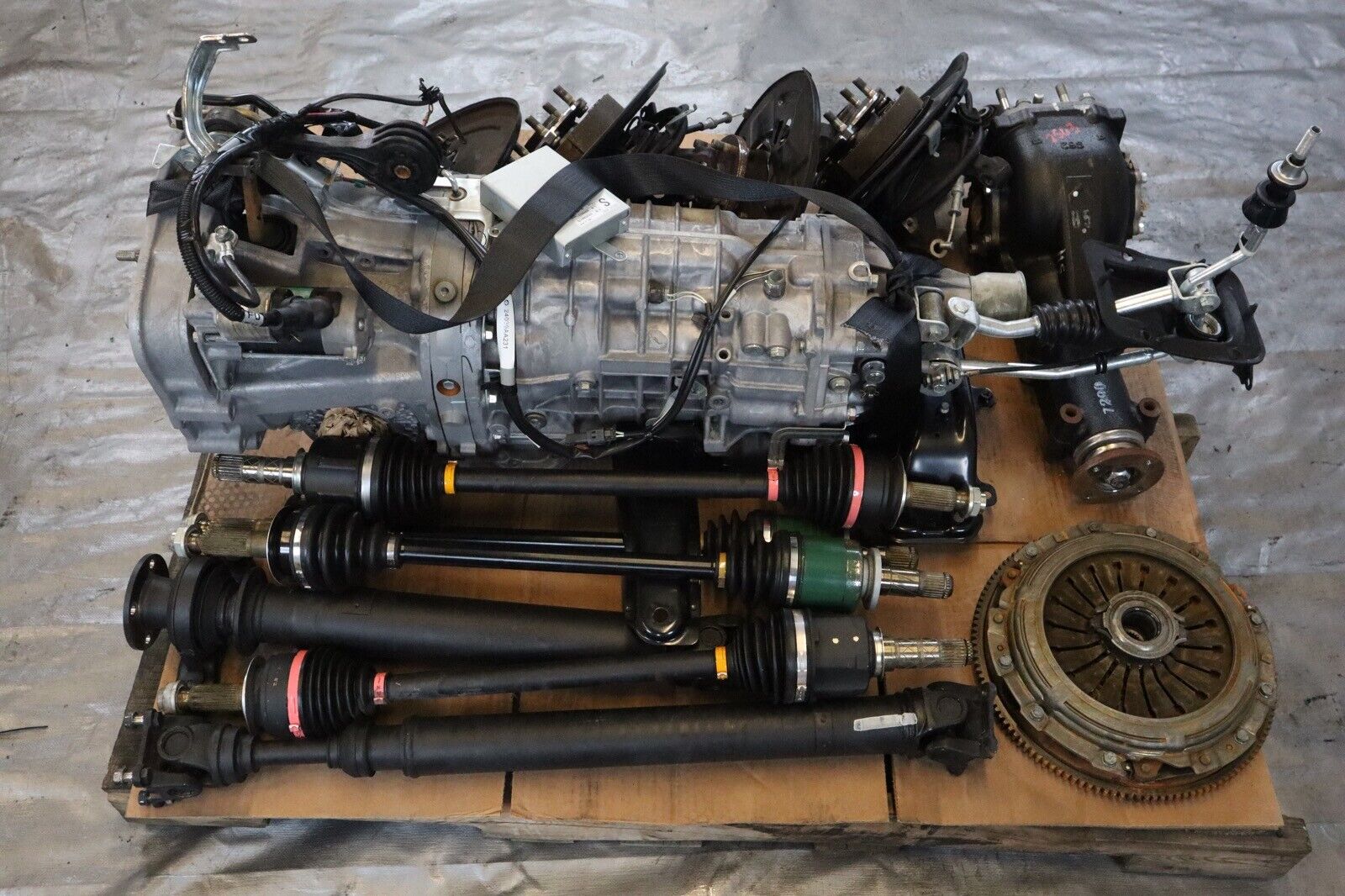 2020 SUBARU WRX STI SEDAN EJ257 OEM 6SPD MANUAL TRANSMISSION SWAP 26,171 #2563 - Fresh Stock Dated February 2026