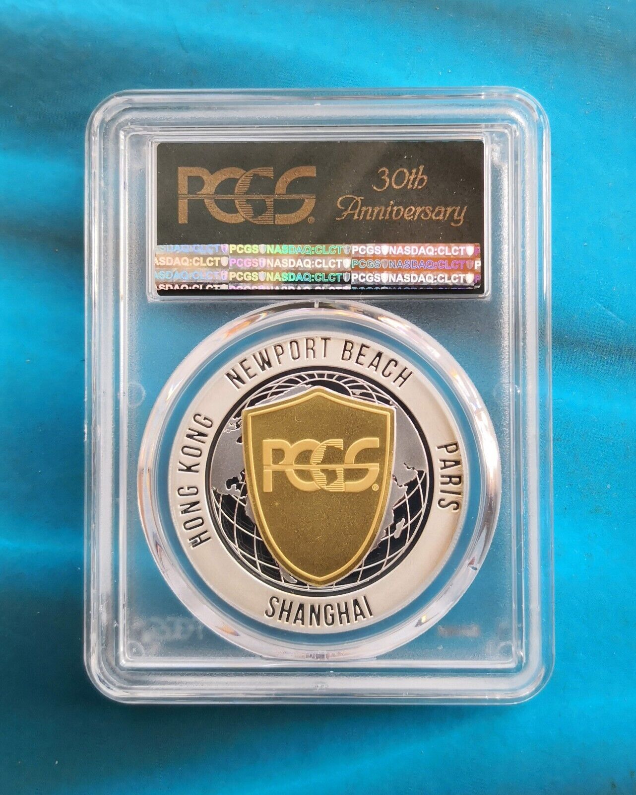 1986-2016 PCGS 30th Anniversary Medal Signed by DAVID HALL with red gift box - Fresh Stock Dated February 2026