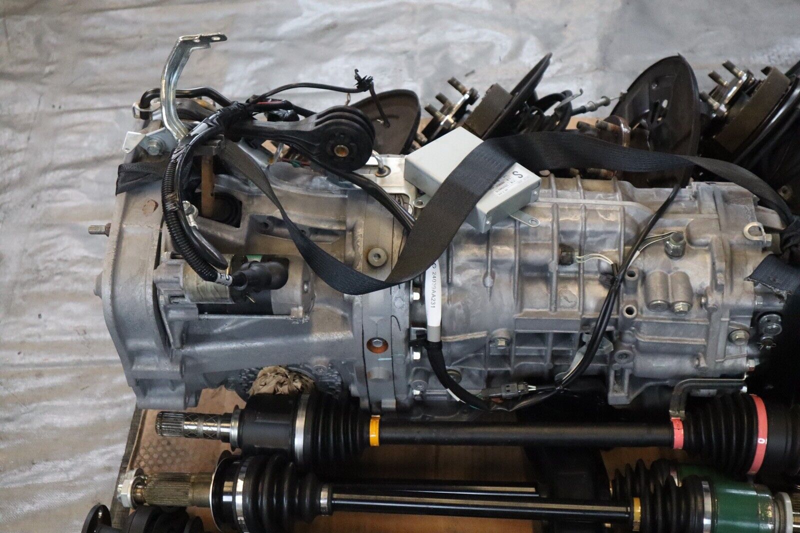 2020 SUBARU WRX STI SEDAN EJ257 OEM 6SPD MANUAL TRANSMISSION SWAP 26,171 #2563 - Fresh Stock Dated February 2026