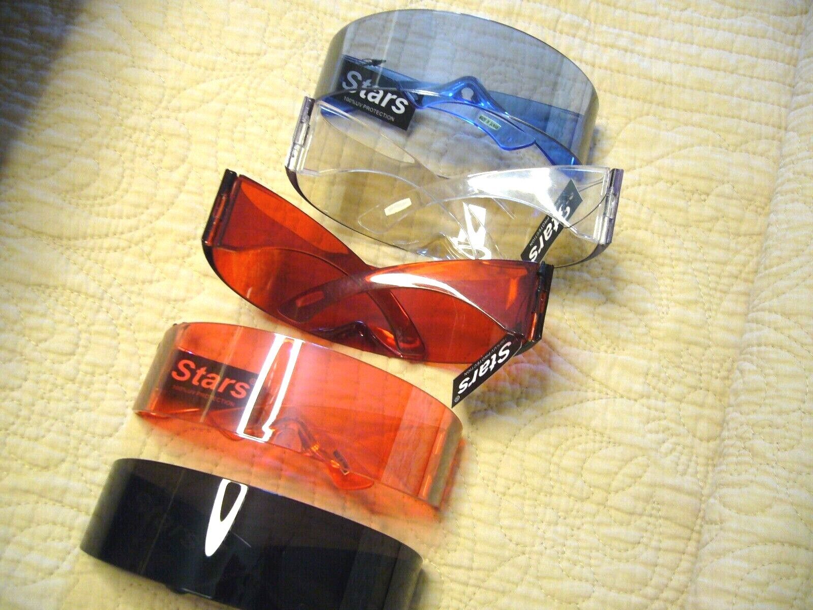 Futuristic Sunglasses Back To The Future Mono-lens Colors Cyclops -TALEB-CO - Fresh Stock Dated February 2026