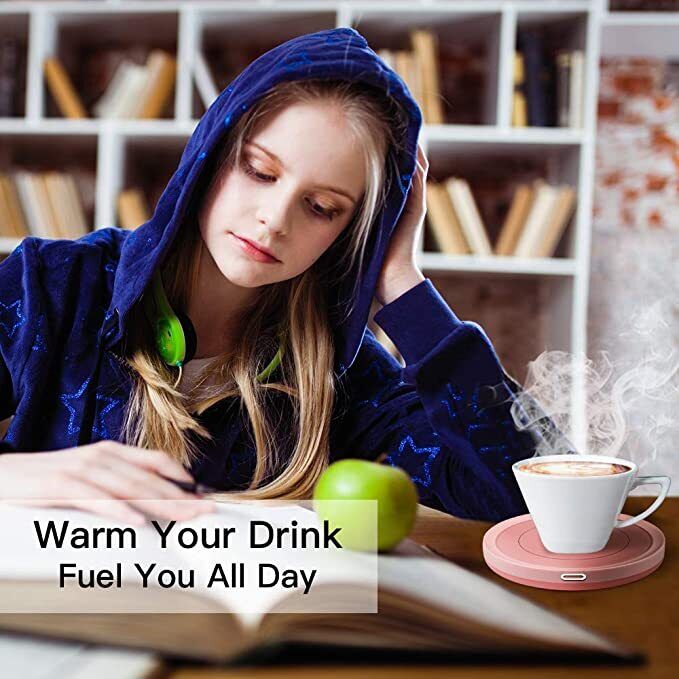 Calentador De Bebidas Con Auto Apagado Ideal Para Tazas De Café Leche Chocolate - Fresh Stock Dated February 2026