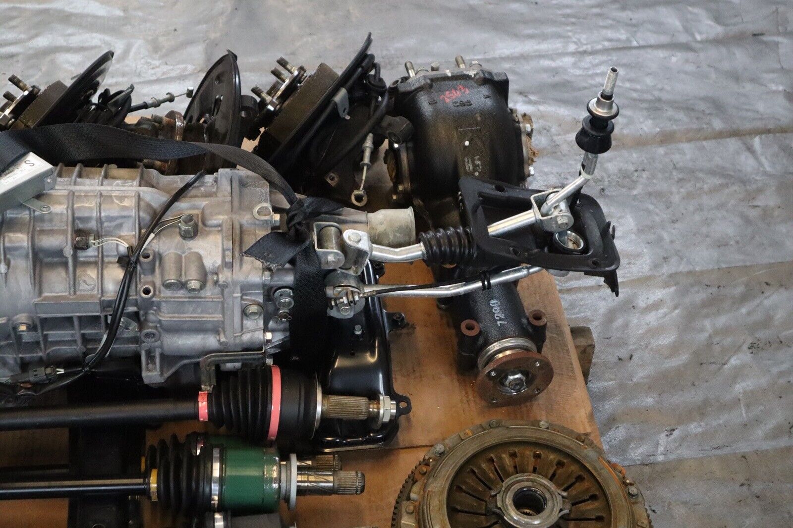 2020 SUBARU WRX STI SEDAN EJ257 OEM 6SPD MANUAL TRANSMISSION SWAP 26,171 #2563 - Fresh Stock Dated February 2026