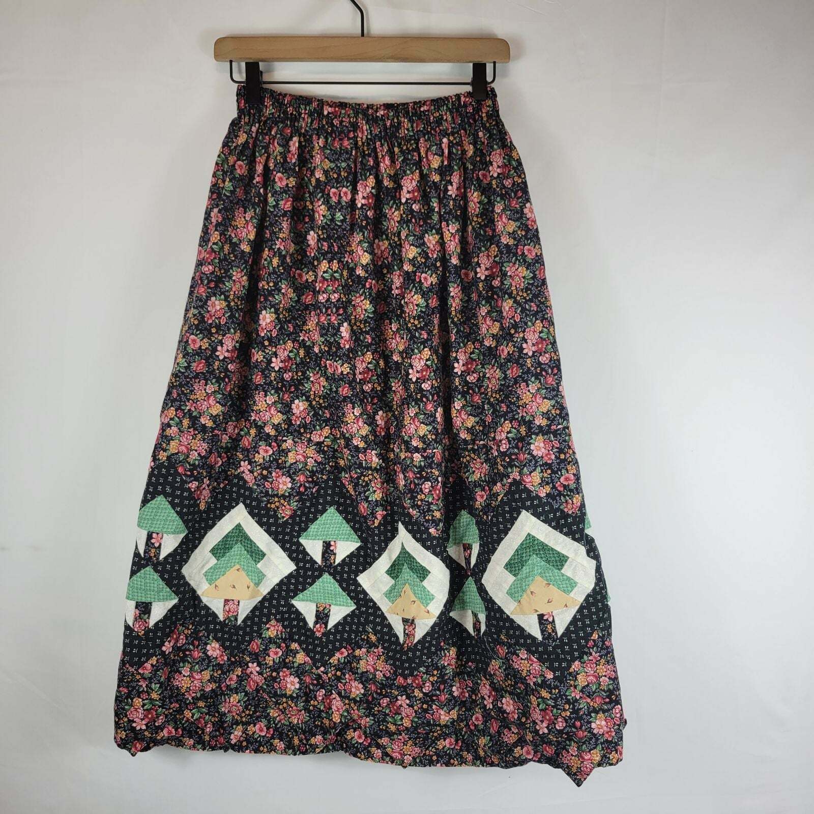 Vintage handmade quilted patchwork Maxi Skirt - Fresh Stock Dated February 2026