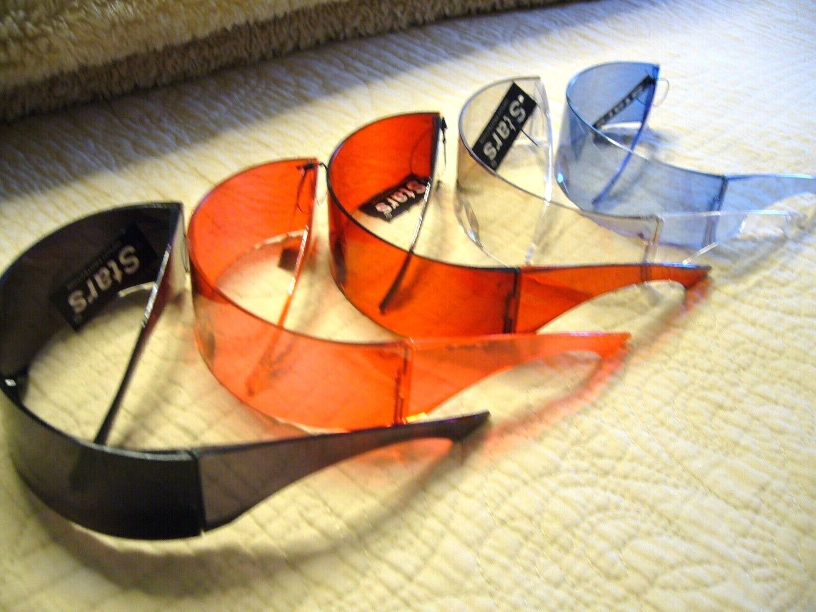 Futuristic Sunglasses Back To The Future Mono-lens Colors Cyclops -TALEB-CO - Fresh Stock Dated February 2026