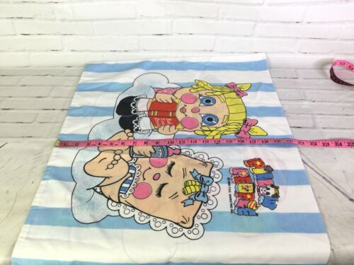 VTG 1986 PILLOW PEOPLE Twin Pillow Case Sham Bed Fabric For Crafts Cartoon 80s - Fresh Stock Dated December 2025
