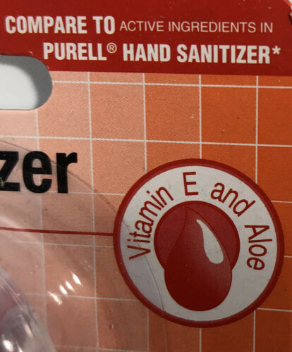 Assured Hand Sanitizer With Attachment For Bags/Purses/Backpacks 2ea 1.8oz Blts - Fresh Stock Dated February 2026