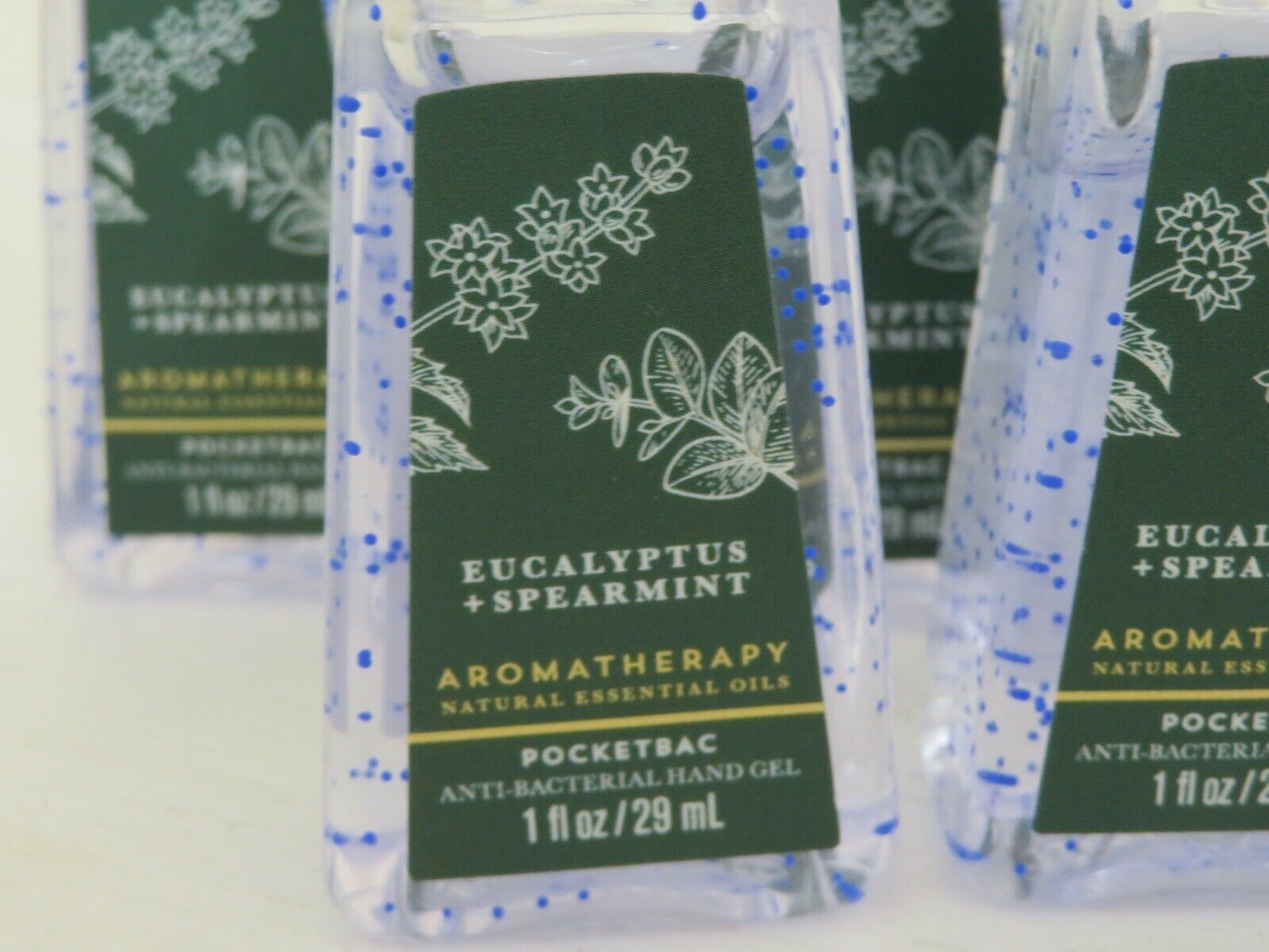 BATH & BODY WORKS EUCALYPTUS & SPEARMINT HAND SANITIZER POCKETBAC  NEW X 5 - Fresh Stock Dated February 2026