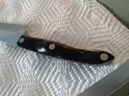 CUTCO 1738 KB Knife, Black Swirl Handle,  6 inch Blade Free Shipping 11.5