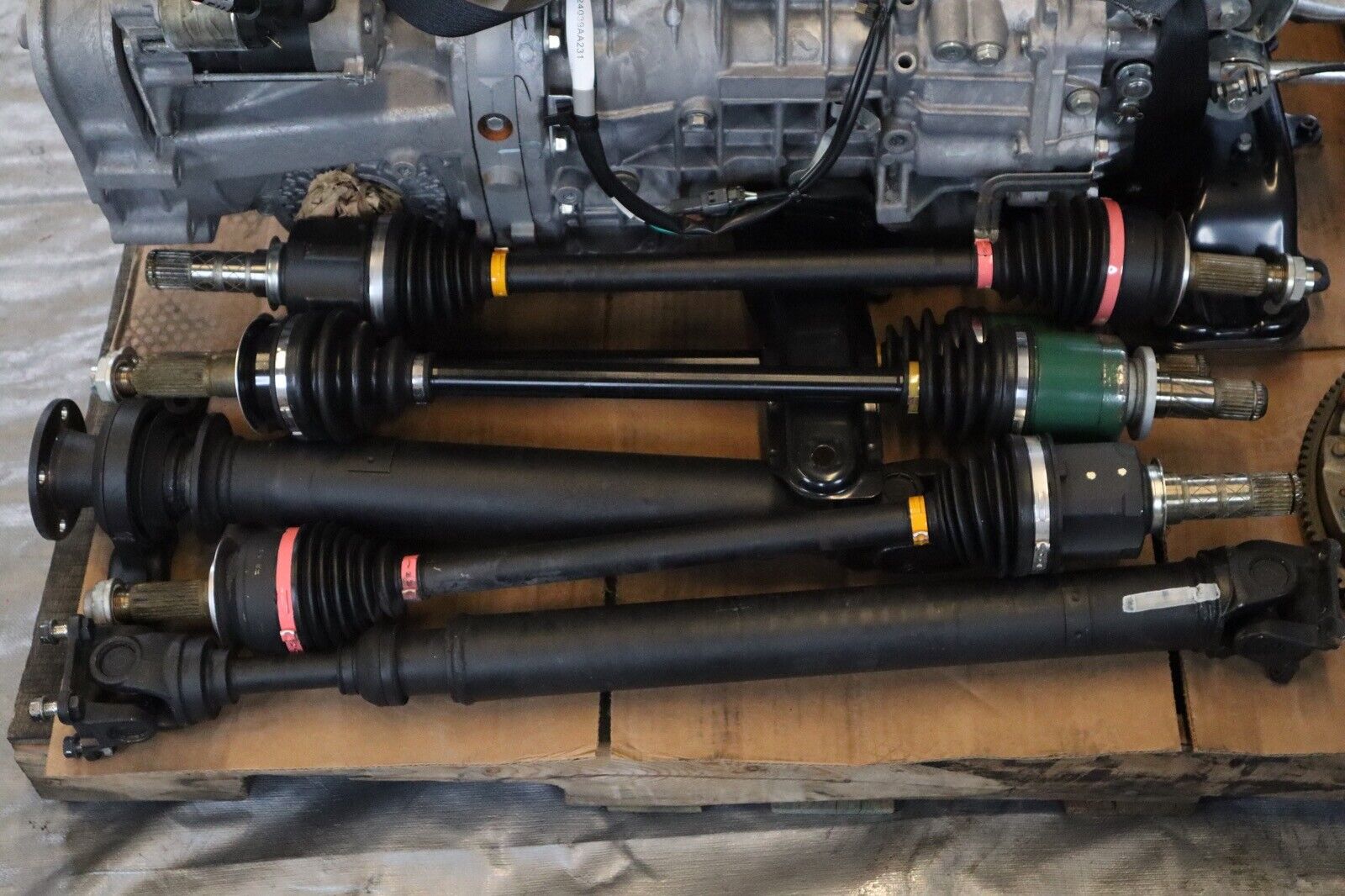 2020 SUBARU WRX STI SEDAN EJ257 OEM 6SPD MANUAL TRANSMISSION SWAP 26,171 #2563 - Fresh Stock Dated February 2026