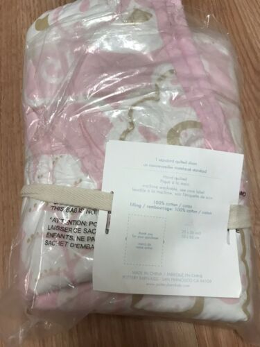 Pottery Barn Kids Metallic Paige Quilted Sham - Fresh Stock Dated December 2025