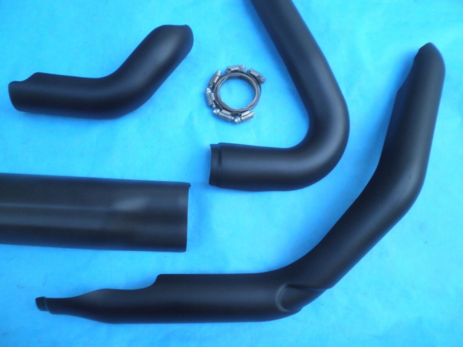 2017-24 HARLEY TOURING M8 ELECTRA ROAD STREET GLIDE BLACK EXHAUST HEAT SHIELDS - Fresh Stock Dated February 2026