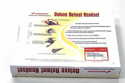 Genuine Honda Deluxe Headset Open Face Helmets GL1800 GL1500 Goldwing F6B #O87 - Fresh Stock Dated February 2026