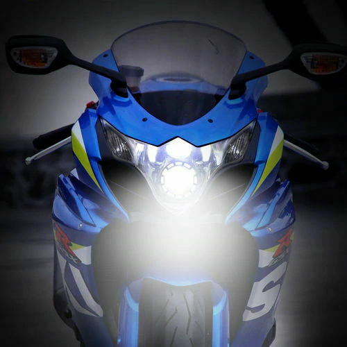 HID White LED Headlight High Low Beam Bulb For Suzuki GSXR600 GSXR750 GSXR1000 - Fresh Stock Dated February 2026