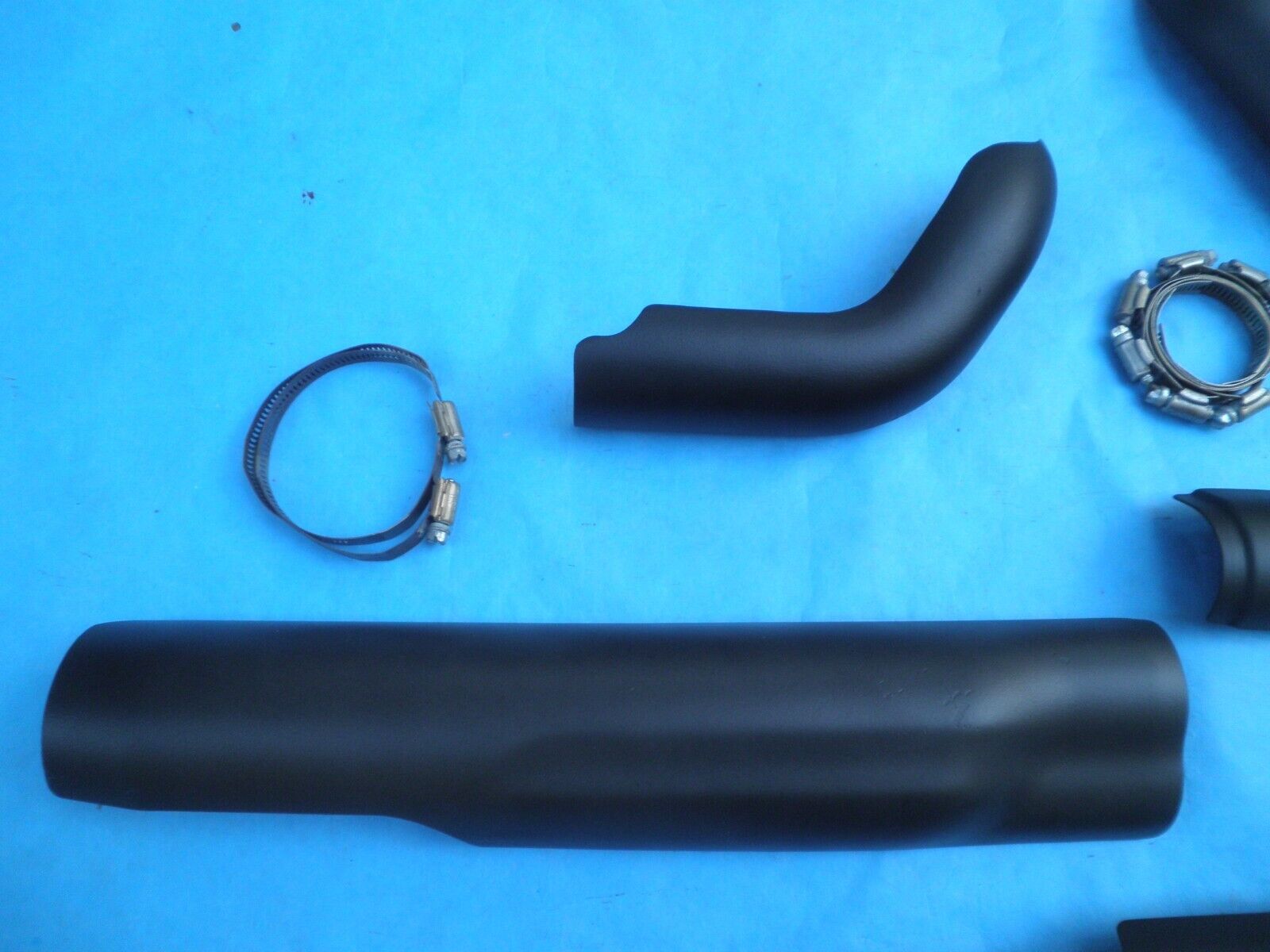 2017-24 HARLEY TOURING M8 ELECTRA ROAD STREET GLIDE BLACK EXHAUST HEAT SHIELDS - Fresh Stock Dated February 2026