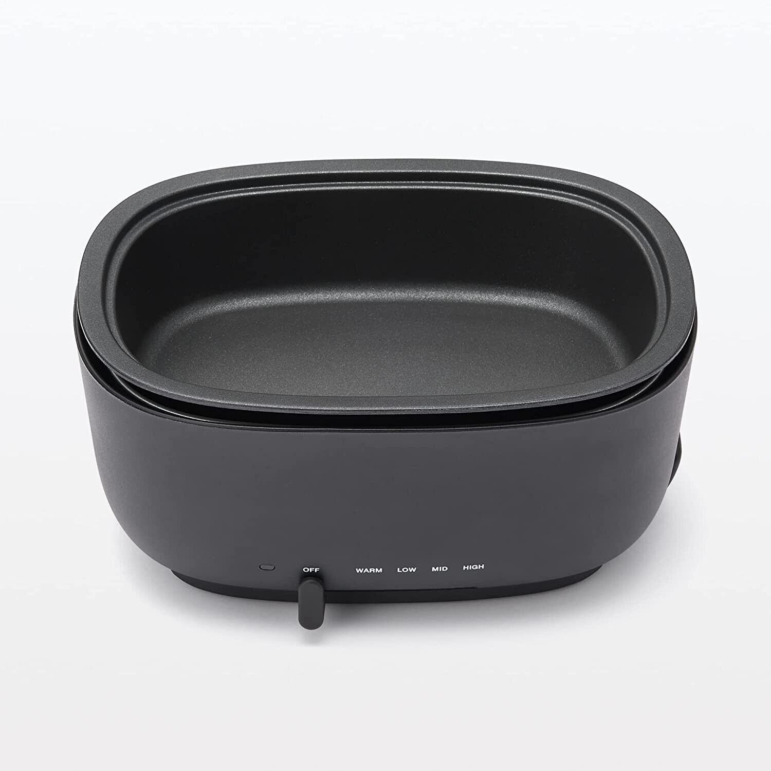 MUJI JAPAN Deep Grill Pot MJ-HPFK1 new model Black Compact 2021AW - Fresh Stock Dated February 2026