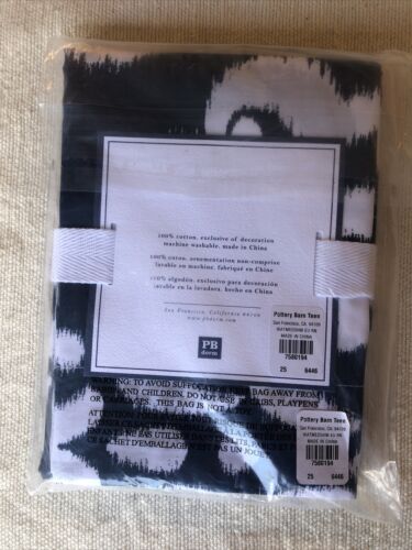Pottery Barn Teen ~ Ikat Medallion ~ Blue & White ~ Euro Size Sham ~ NIP/NEW - Fresh Stock Dated December 2025